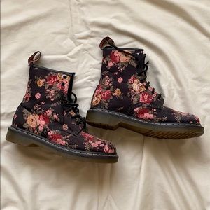 floral doc martens